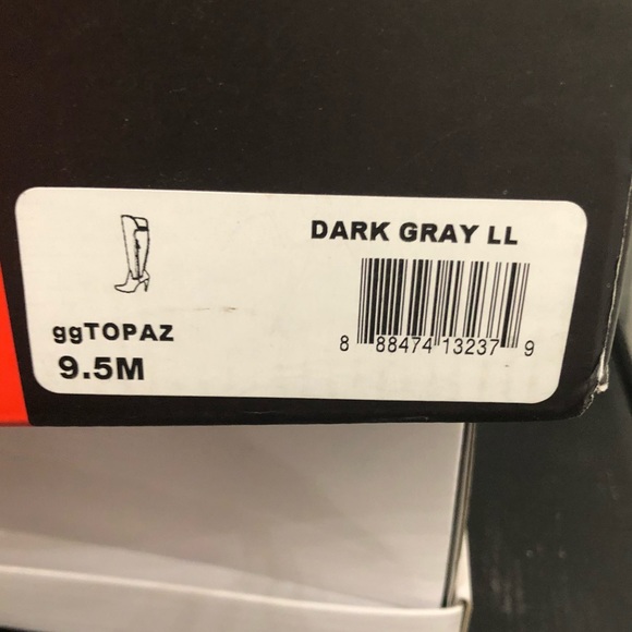 G by Guess Topaz Over the Knee Gray boots 9.5 (WILL SHIP WITHOUT THE BOX) - Picture 12 of 13